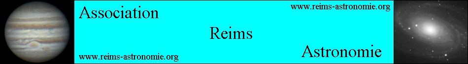 Bienvenue sur le site de l'association Reims Astronomie